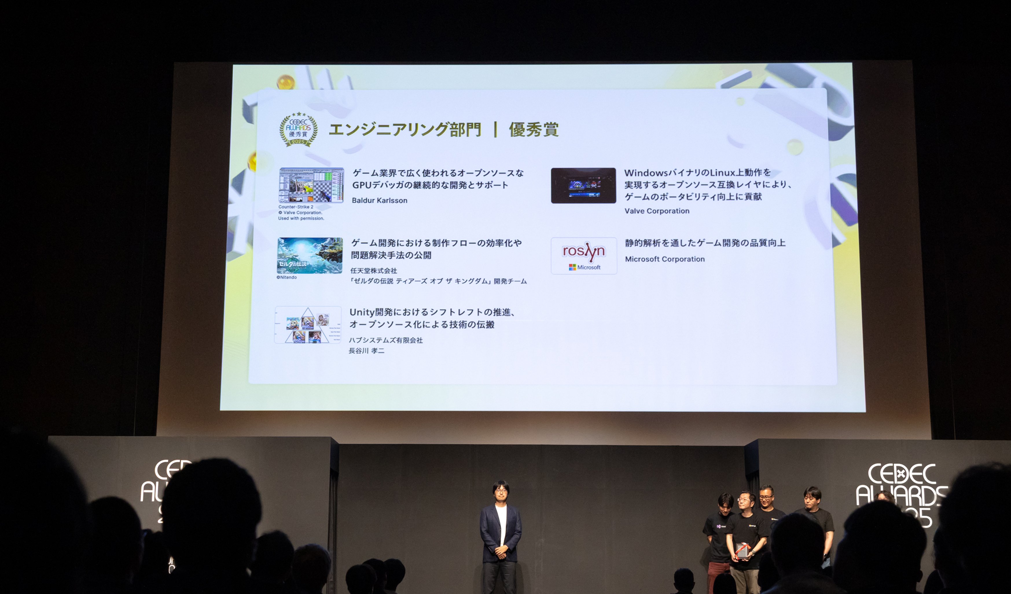 CEDEC AWARDS最優秀賞・特別賞